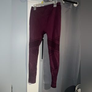 Fabletics Burgundy Leggings